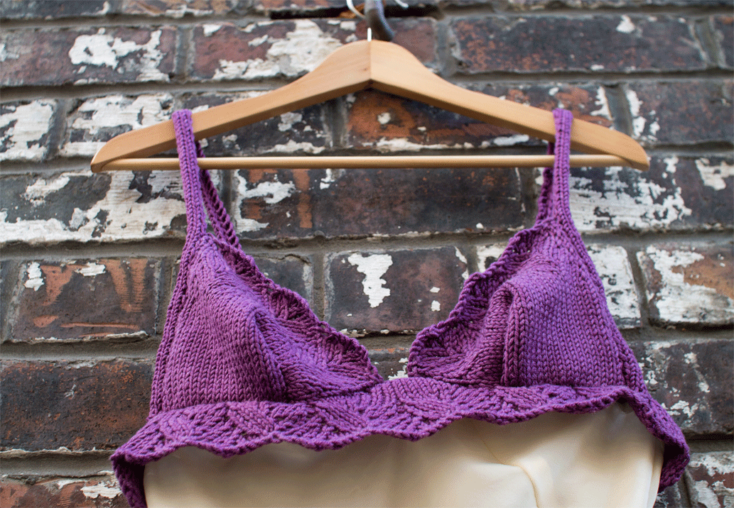 Knitting Lingerie Style Silk Slip