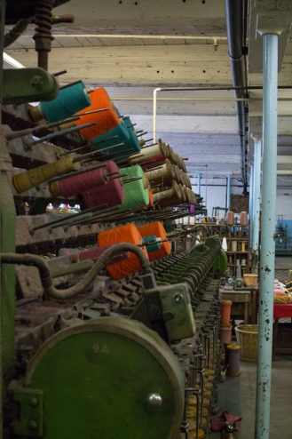 Masson Mills Textile Museum - Cotton doubling machine